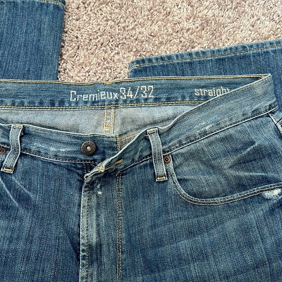 Cremieux Premium Denim Relaxed Straight Fit Jeans Size 34/32 - Picture 7 of 10